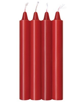 THE 9'S MAKE ME MELT DRIP CANDLES RED 4PK