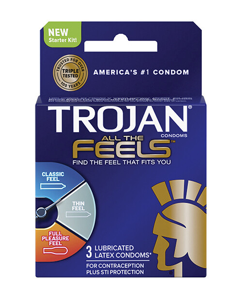 TROJAN ALL THE FEELS 3PK