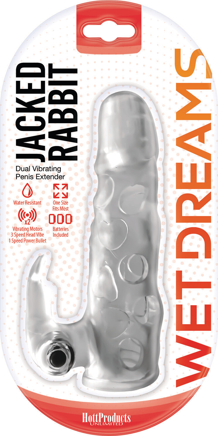 WET DREAMS JACKED RABBIT EXTENSION SLEEVE