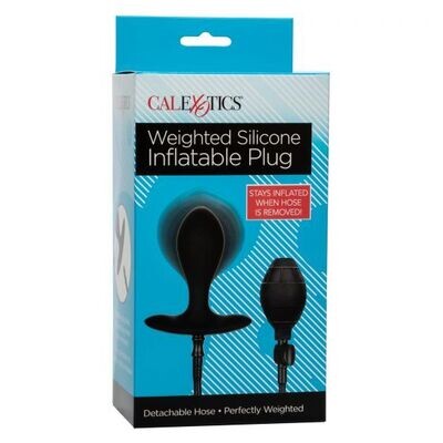 WEIGHTED SILICONE INFLATABLE PLUG