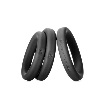 XACT FIT SILICONE RINGS #14 #15 #16 BLK