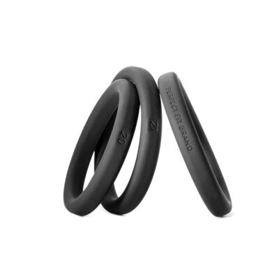 XACT FIT SILICONE RINGS #20 #21 #22 BLK