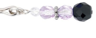 ADJUSTABLE CLIT CLAMP WITH PURPLE BEADS
