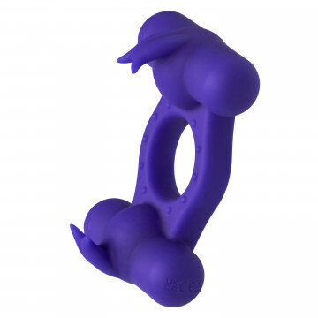 SILICONE RECHARGEABLE TRIPLE ORGASM ENHANCER SILICONE RECHARGEABLE TRIPLE ORGASM ENHANCER