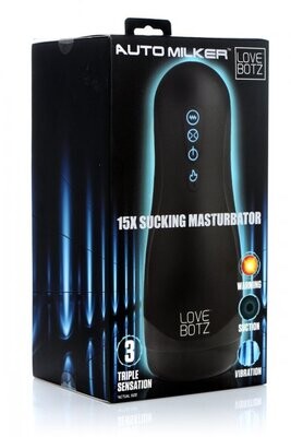 LOVEBOTZ AUTO MILKER 15X SUCKING MASTURBATOR