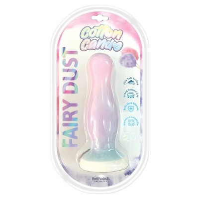 COTTON CANDY FAIRY DUST 5.7" SILICONE DILDO