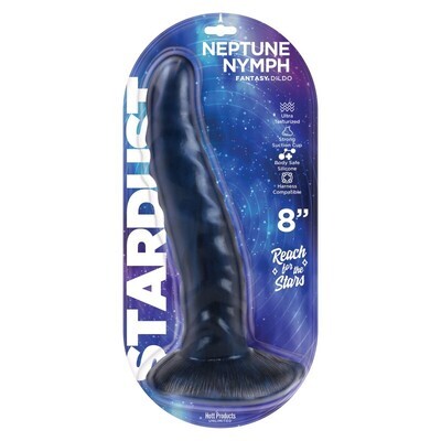 STARDUST NEPTUNE NYMPH SILICONE DILDO 8" 