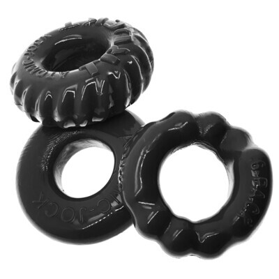 BONEMAKER 3-PACK C-RING BLACK