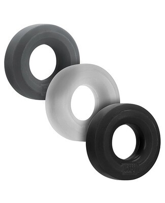 HUNKYJUNK HUJ C-RING 3PK TAR/ MULTI