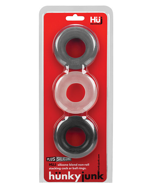 HUNKYJUNK HUJ C-RING 3PK TAR/ MULTI 