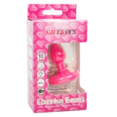 CHEEKY GEMS VIBRATING PROBE SMALL PINK