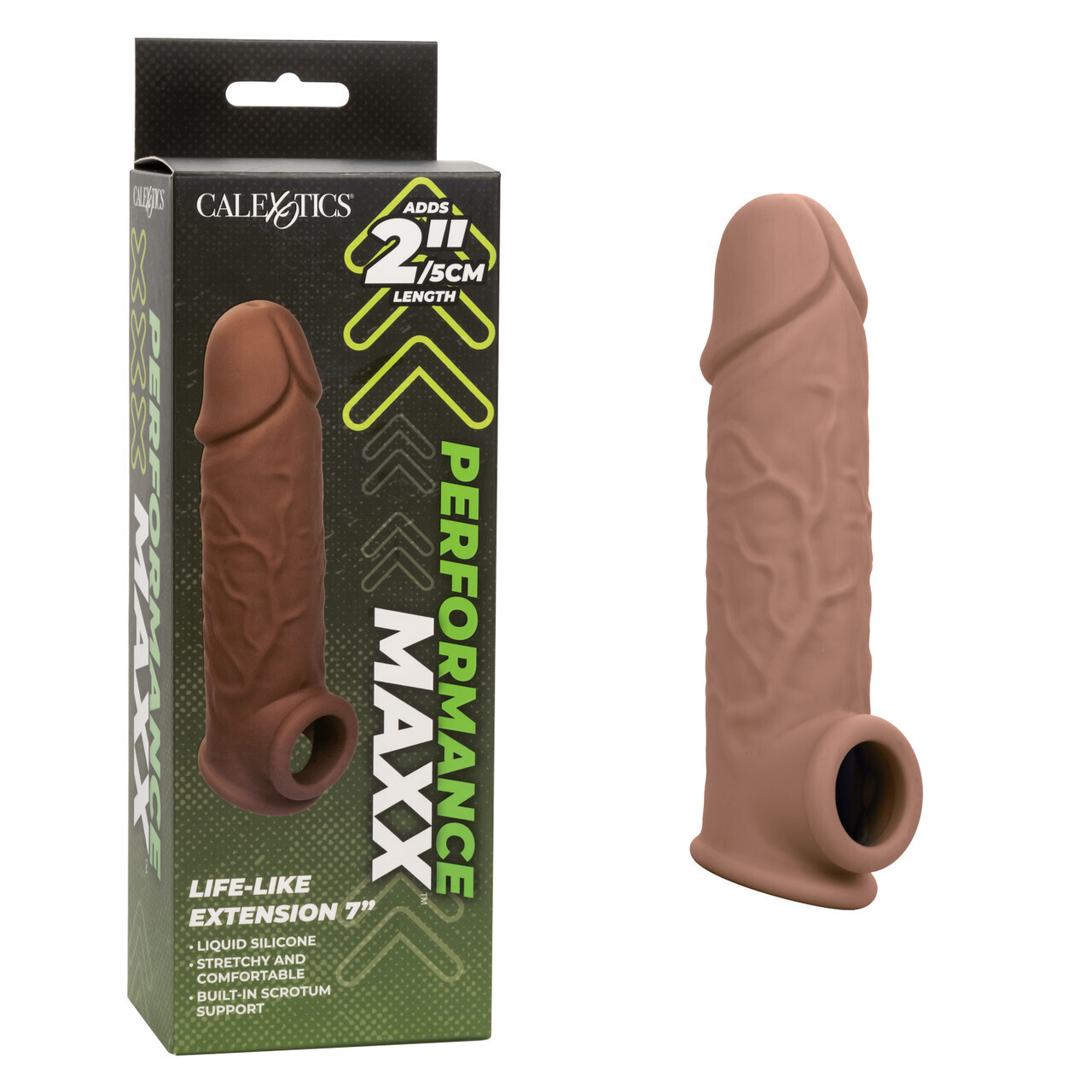 PERFORMANCE MAXX LIFE LIKE EXTENSION 7" BROWN