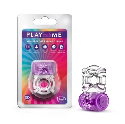 PLAY WITH ME ONE NIGHT STAND VIBRATING RING PURPLE