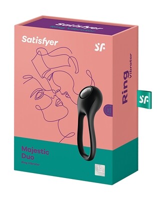 SATISFYER MAJESTIC DUO BLACK