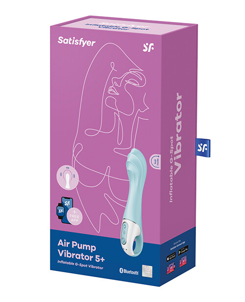 SATISFYER AIR PUMP VIBRATOR 5 + BLUE