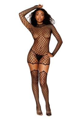 0481 BODYSTOCKING DRESS