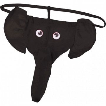 ELEPHANT THONG BLK