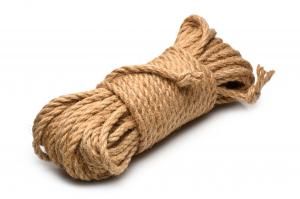 MASTER SERIES TIED UP JUTE BONDAGE ROPE 50FT MASTER SERIES TIED UP JUTE BONDAGE ROPE 50FT
