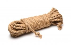 MASTER SERIES TIED UP JUTE BONDAGE ROPE 25FT