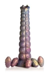 CREATURE COCKS DEEP INVADER TENTACLE OVIPOSITOR SILICONE DILDO WITH EGGS
