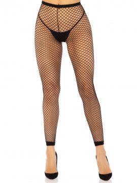 7348 INDUSTRIAL NET FOOTLESS TIGHTS BLACK