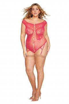 13413X GARTER TEDDY 