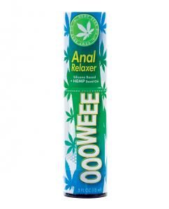 OOOWEEE ANAL RELAXING SILICONE LUBE WITH HEMP SEED OIL 0.5OZ