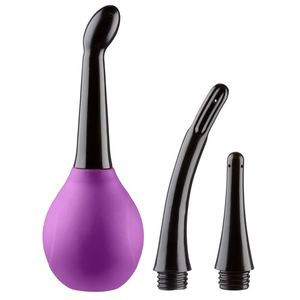 CLOUD 9 FRESH + DELUZE ANAL SOFT TIP ENEMA DOUCHE 11.8OZ WITH 3 SOFT NOZZLE TIPS