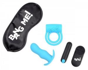 BANG DUO BLAST C RING, BUTT PLUG AND BLINDFOLD KIT