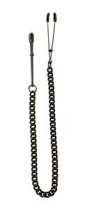 BLACK TWEEZER CLAMP WITH LINK CHAIN