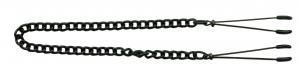 BLACK TWEEZER CLAMP WITH LINK CHAIN