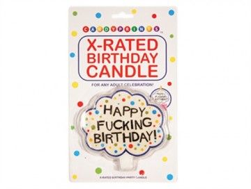 X RATED BIRTHDAY CANDLE 