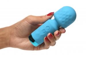BANG 10X MINI SILICONE WAND BLUE