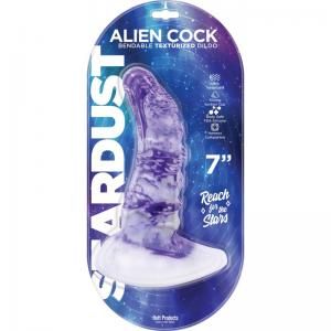 STARDUST ALIEN COCK BENDABLE AND TEXTURIZED DILDO