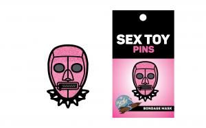 PINK BONDAGE MASK PIN PINK PINK BONDAGE MASK PIN PINK