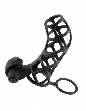 FANTASY XTENSIONS EXTREME SILICONE POWER CAGE BLACK