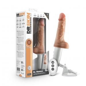 DR. SKIN SILICONE DR HAMMER 7" THRUSTING BEIGE