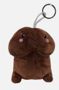 SHORT PENIS STUFFY 4" BROWN