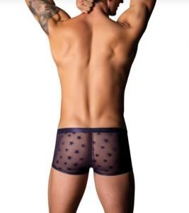 LOVE STAR SHORT WITH RING PURPLE XL