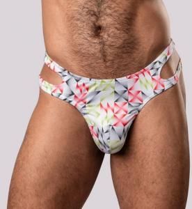 CUT IT OUT THONG RED L/XL