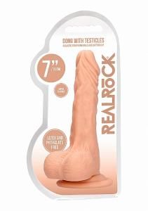 REALROCK DONG 8" DONG FLESH W/BALLS