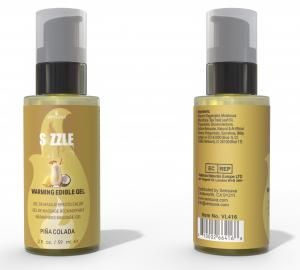 SIZZLE LIPS WARMING GEL 2OZ PINA COLADA