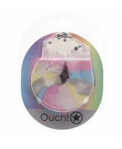 OUCH! HEAVY DUTY FLUFFY HANDCUFFS MULTICOLOR 2