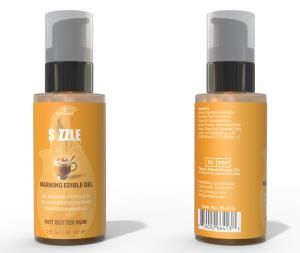 SIZZLE LIPS WARMING GEL 2OZ BUTTER RUM