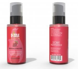 SIZZLE LIPS WARMING GEL 2OZ STRAWBERRY