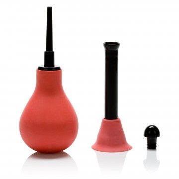 VULCANITE ANAL DOUCHE WITH ATTACHMENT