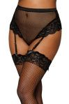 1478M HIGH WAISTED GARTER THONG
