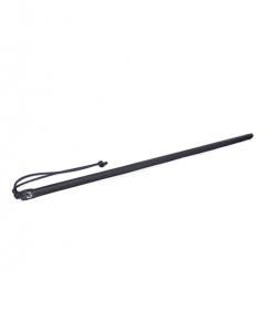 24" LEATHER WRAPPED CANE BLK