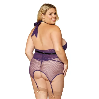 12923X GARTERSLIP GSTRING AND HARNESS