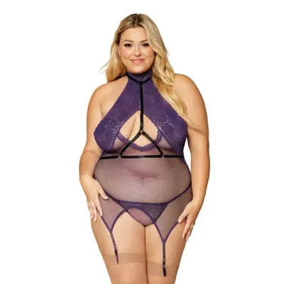 12923X GARTERSLIP GSTRING AND HARNESS
